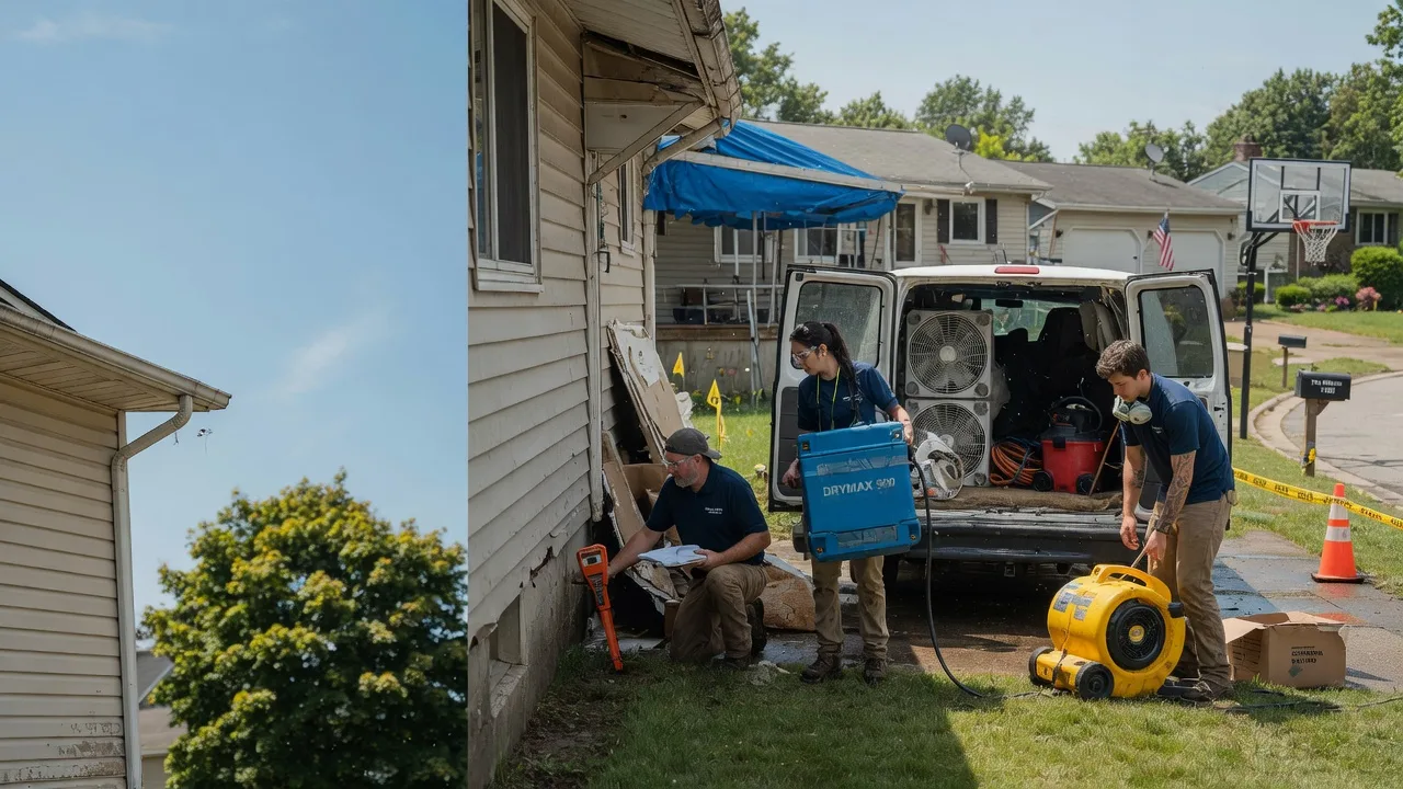 Ceiling Leak Cleanup in Pittsfield, IL near me